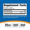 Nutricost Zinc Picolinate 30mg, 240 Capsules - Gluten Free and Non-GMO Supplement