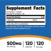 Nutricost L-Carnosine Supplement 500mg, 120 Capsules - Gluten Free, Non-GMO